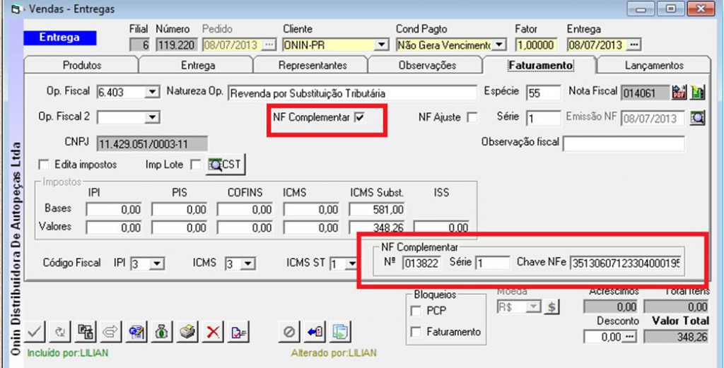 manual NF complementar 4
